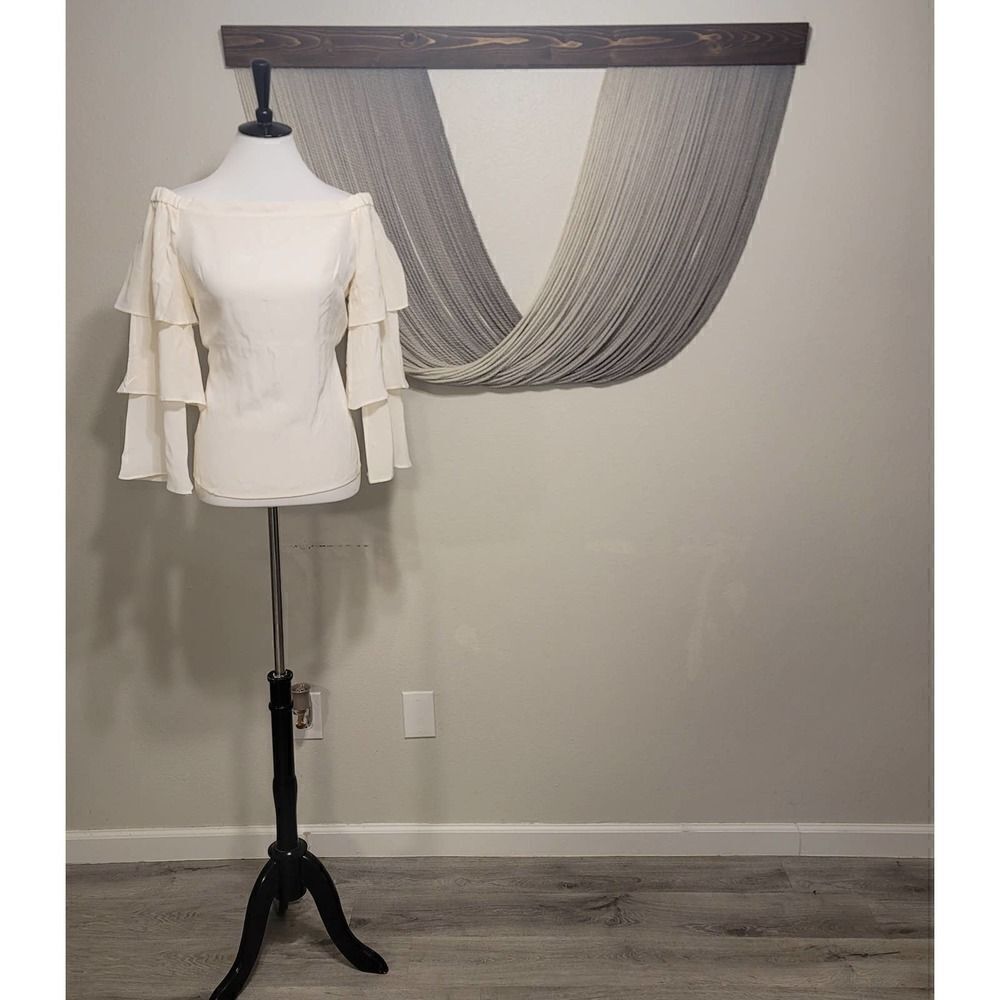 NWT Antonio Melani Ruffle Sleeve Blouse Sz S
